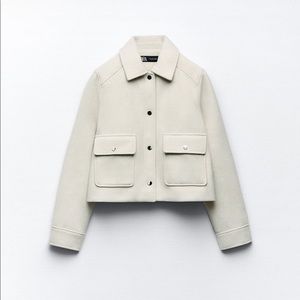 Zara soft cropped jacket